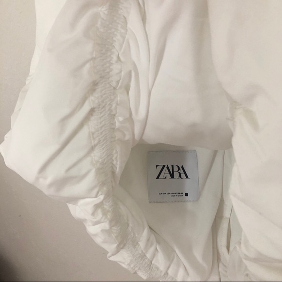 NEW ZARA White Puffer Vest - Picture 8 of 9